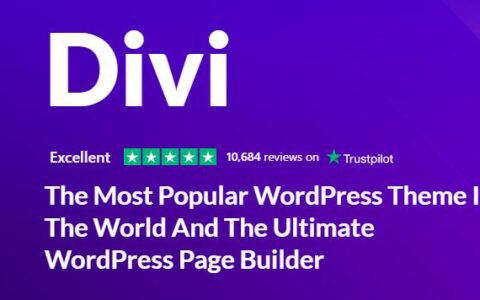 自用WordPress DIVI主题分享（含密匙）可在线更新 在线获取模板
