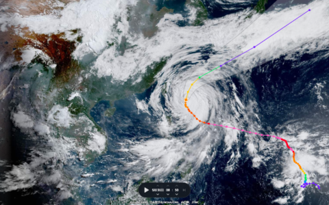 一个能实时显示卫星图像、风暴、天气、降水、火警等数据的神奇网站