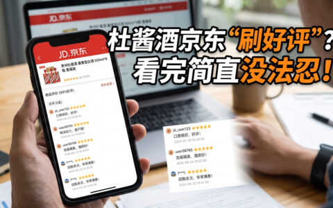 杜酱酒在京东上自己刷的好评，有点看不下去