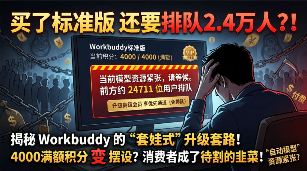 workbuddy套餐值得购买吗？买后直呼后悔，一个模型都不能用